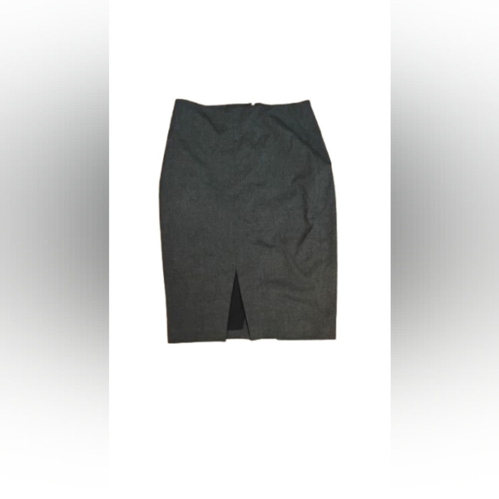 NWOT Banana Republic Women's Charcoal Weave Pencil Skirt Sz 0P